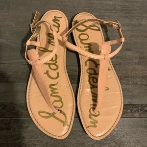 Sam Edelman peach 🍑 color sandals size 8